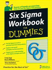 Cover of: Six Sigma Workbook For Dummies