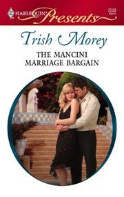 Cover of: The Mancini Marriage Bargain
