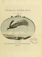 Cover of: Indian zoology. by Thomas Pennant