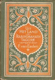 Cover of: Uit het land van Rabindranath Tagore: (brieven van 1885-1895)