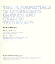 Cover of: The fundamentals of engineering drawing and graphic technology