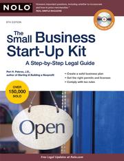 Cover of: The Small Business Start-Up Kit: A Step-by-Step Legal Guide