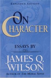 On character : essays