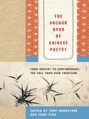 Cover of: The Anchor Book of Chinese Poetry