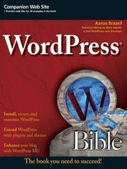 Cover of: WordPress Bible