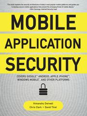 Cover of: Mobile Application Security