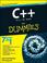 Cover of: C++ All-In-One Desk Reference For Dummies