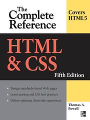 Cover of: HTML & CSS