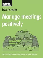 Cover of: Manage Meetings Positively
