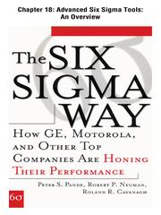 Cover of: Advanced Six Sigma Tools