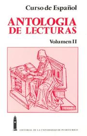 Cover of: Antologc-A de Lecturas by Facultad de Estudios Generales Universid