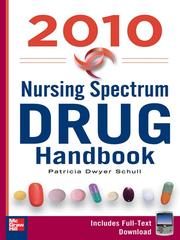 Cover of: Nursing Spectrum Drug Handbook 2010