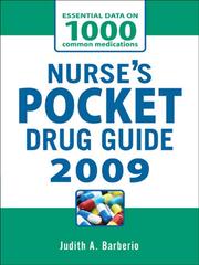 Cover of: Nurses Pocket Drug Reference 2009