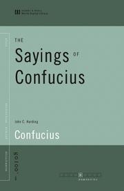 Cover of: The Sayings of Confucius