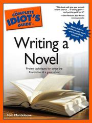 Cover of: The Complete Idiot's Guide to Writing a Novel