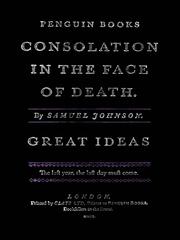 Cover of: Consolation in the Face of Death