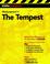 Cover of: Shakespeare's The Tempest
