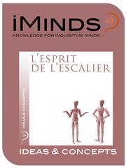 Cover of: l'Esprit de l'Escalier