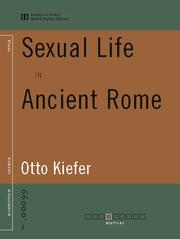 Cover of: Sexual Life in Ancient Rome