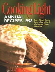 Cover of: Cooking Light : Annual Recipes 1998 (Serial)