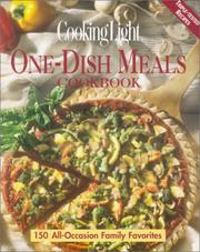 Cover of: Cooking Light One-Dish Meals Cookbook