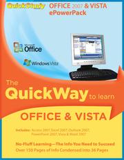 Cover of: QuickStudy - Office 2007/Vista PowerPack