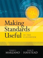 Cover of: Making Standards Useful in the Classroom