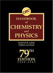 CRC handbook of chemistry and physics : a ready-reference book of chemical and physical data