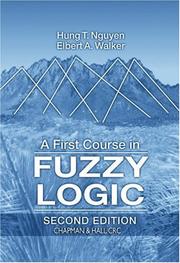 Cover of: A First Course in Fuzzy Logic