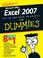 Cover of: Excel 2007 All-In-One Desk Reference For Dummies