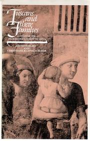 Cover of: Tuscans and their families: a study of the Florentine catasto of 1427