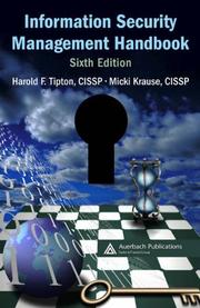 Cover of: Information Security Management Handbook, Sixth Edition (Isc2 Press)
