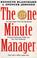 Cover of: The one minute manager