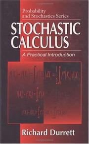 Cover of: Stochastic calculus: a practical introduction