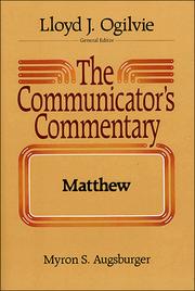 Cover of: The Communicator's commentary series