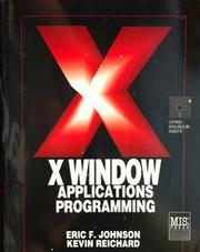 Cover of: X Window Applications Programming by Eric F. Johnson