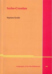 Cover of: Serbo-Croatian by Snježana Kordić