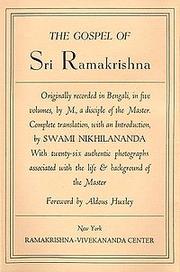 Cover of: The gospel of Ramakrishna by Ramakrishna