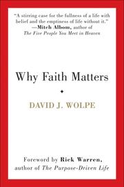 Cover of: Why faith matters by David J. Wolpe