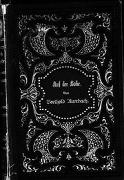 Cover of: Auf der Höhe by von Berthold Auerbach.