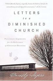 Letters to a diminished church by Dorothy L. Sayers