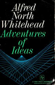 Adventures of ideas by Alfred North Whitehead