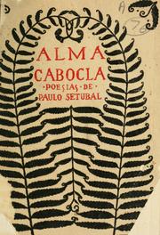 Cover of: Alma cabocla, poesias de Paulo Setubal