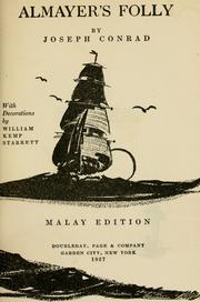 Cover of: Almayer's folly. by Joseph Conrad