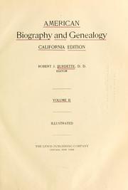 Cover of: American biography and genealogy.