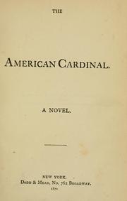 Cover of: American cardinal.: A novel.