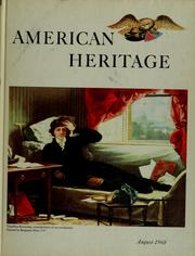 Cover of: American heritage: August, 1968, vol. XIX, no. 5.