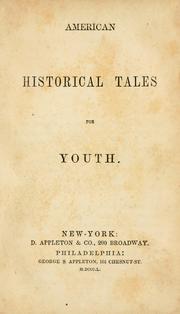 Cover of: American historical tales for youth.