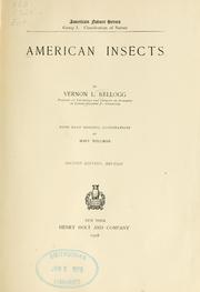 Cover of: American insects