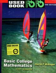 Cover of: Basic college mathematics: a text/workbook